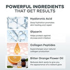 Seranova - Micro Infusion for Skin Care – with Collagen Peptides & Hyaluronic Acid, Face Serum and Stamp 0.05mm - 3 Month Supply