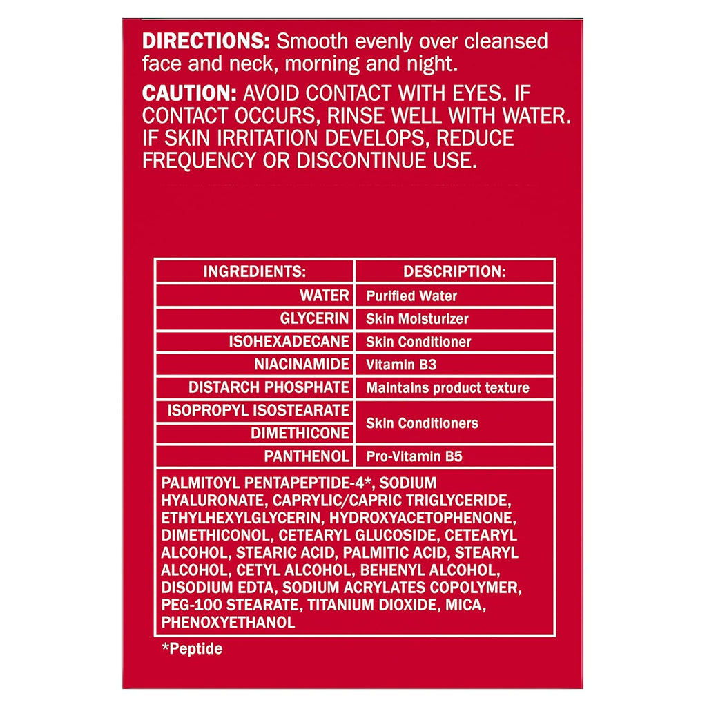 Olay Regenerist Micro-Sculpting Face Cream – Fragrance-Free Anti-Aging Moisturizer with Hyaluronic Acid, Niacinamide & Peptides – 1.7 oz